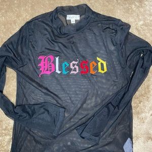 Blessed Mesh Top